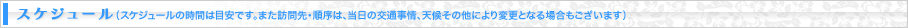 スケジュール